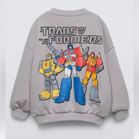 ZARA TRANSFORMERS HASBRO PRINT SWEATSHIRT - Picture 2 of 7